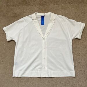 Kit and Ace White Button-Up Shirt